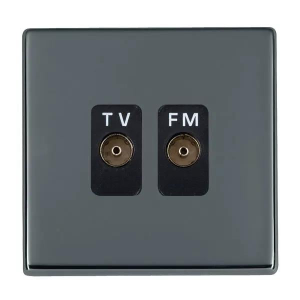 H-CFX BK Isolat TV/FM Diplex 1in/2out BL