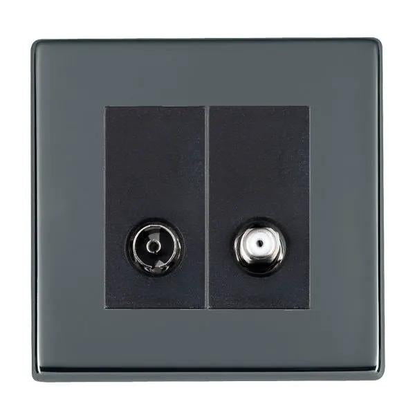 H-CFX BK 2g N-Isol TV+Sat 2in/2out BL