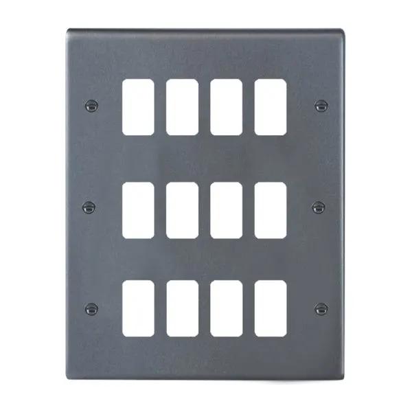 Hart GA 12G FL Plate + DBL-GRIDFL x 3