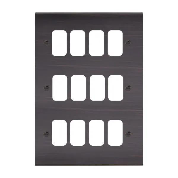 Hart EB 12G FL Plate + DBL-GRIDFL x 3