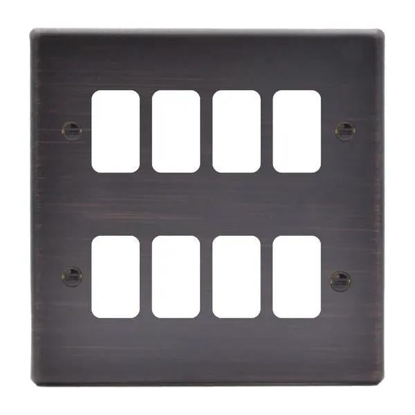 Hart EB 8G FL Plate + DBL-GRIDFL x 2