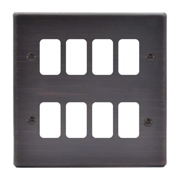 Hart EB 8G FL Plate + DBL-GRIDFL x 2