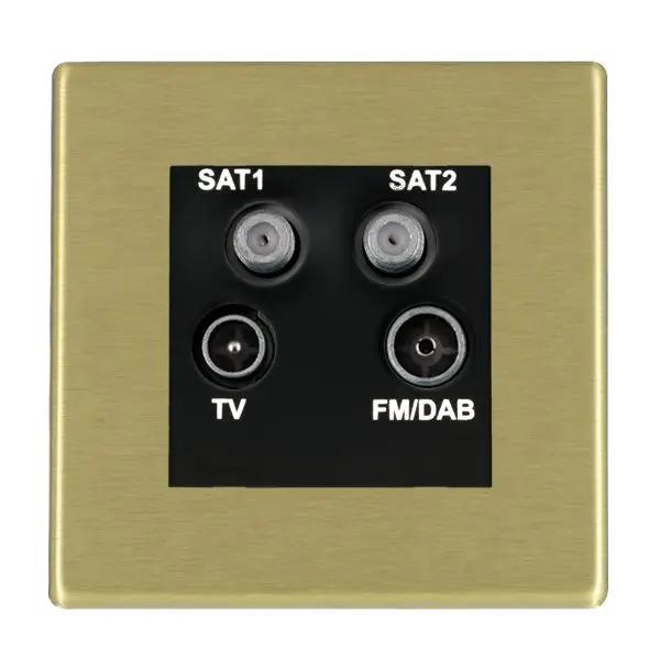 Hart G2 SB Non-Isolated TV+FM+2XSAT BL