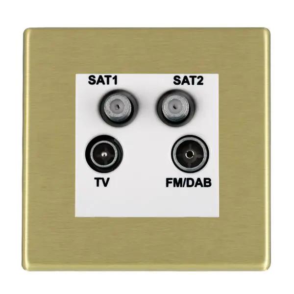 Hart G2 SB Non-Isolated TV+FM+2XSAT WH