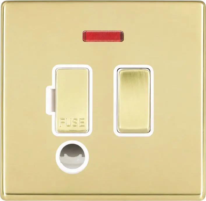 Hart G2 SB 13A DP Fuse SP+N+CO SB/WH