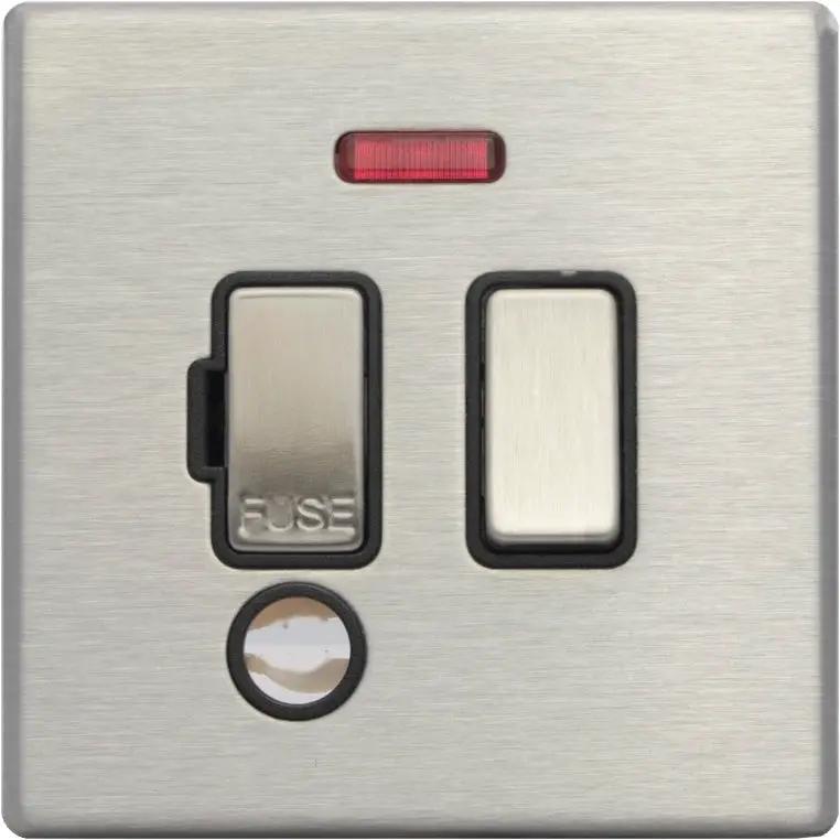 Hart G2 SS 13A DP Fuse SP+N+CO SS/BL