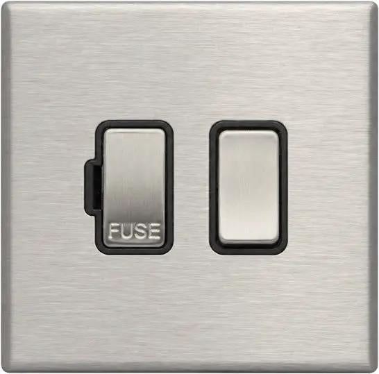 Hart G2 SS 1g 13A DP Fused Spur SS/BL