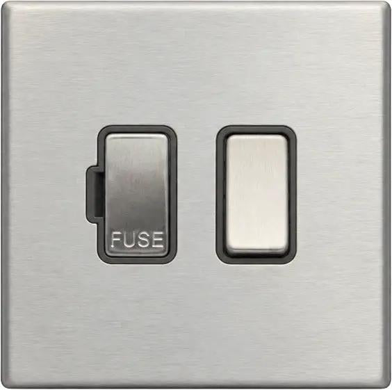 Hart G2 SS 1g 13A DP Fused Spur SS/QG