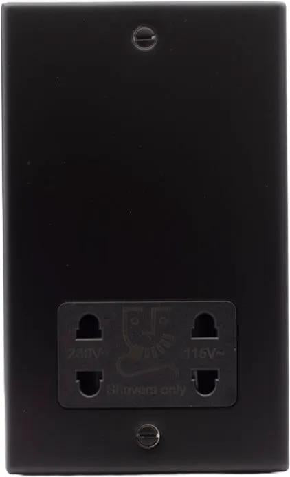 Hart MB Shaver Dual Volt Socket BL