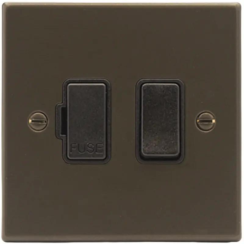 Hart Rich Brz 1g 13A DP Fused Spur BL/BL