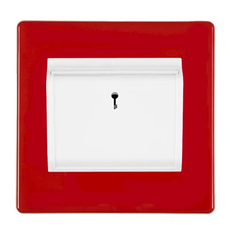 HCFX Col Red 10A (6AX) Card Swt WH/WH
