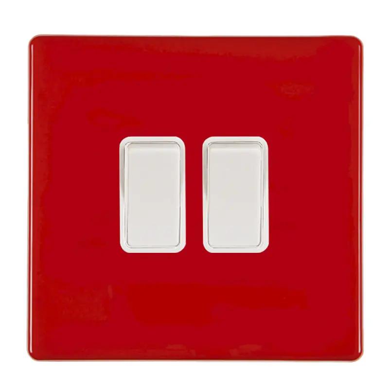 HCFX Col Red 2g 10AX 2 Way Rkr WH/WH