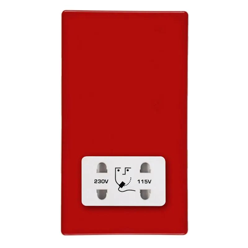 HCFX Col Red Shaver Dual Volt Socket WH