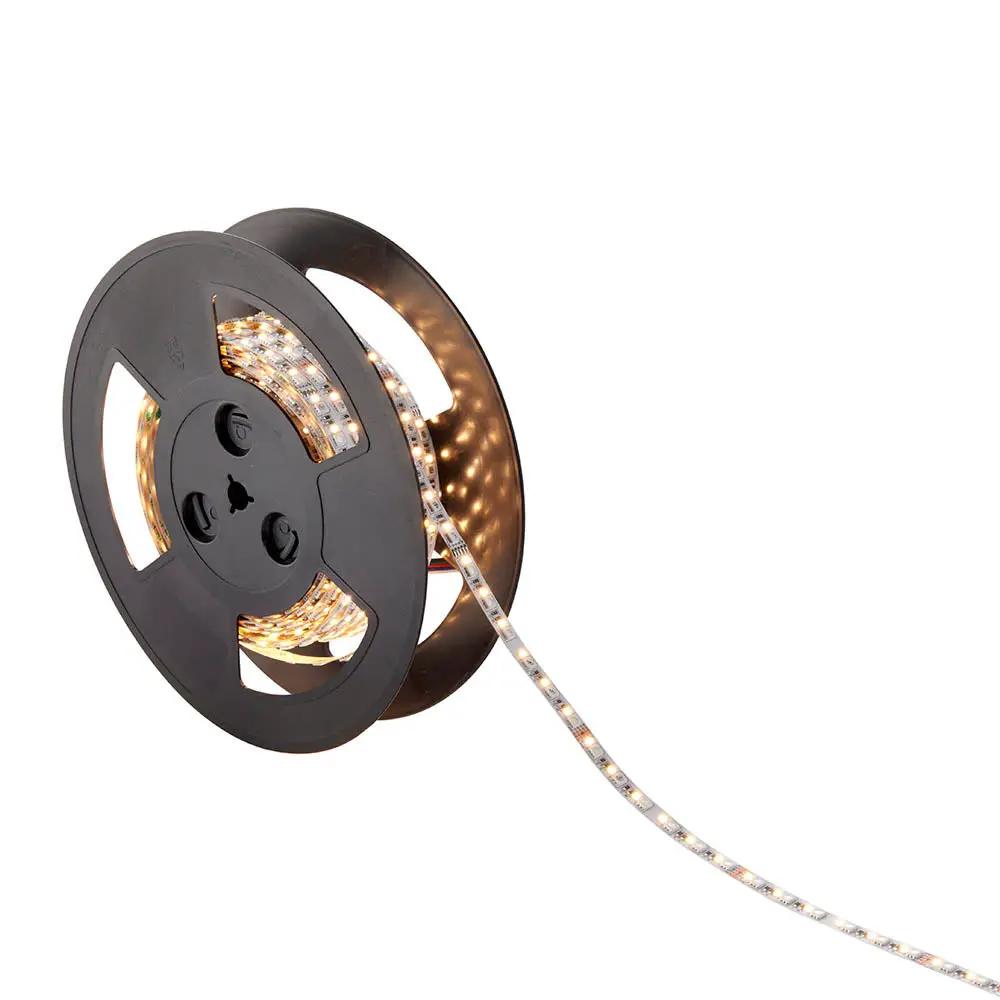LED strip light reel with warm white lighting for home and business electrical use