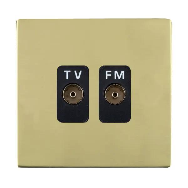 S-CFX PB Isolat TV/FM Diplex 1in/2out BL