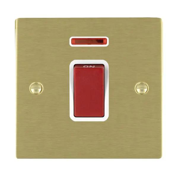 Shr SB 1g 45A Double Pole+N Red Rkr/WH