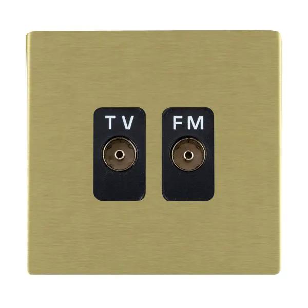 S-CFX SB Isolat TV/FM Diplex 1in/2out BL
