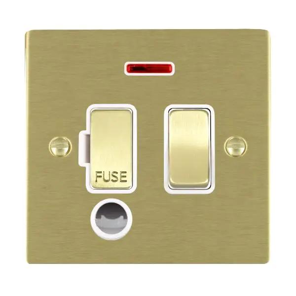 Shr SB 13A DP Fuse SP+N+CO SB/WH