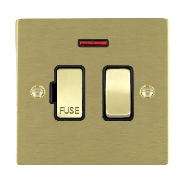 Shr SB 13A DP Fused Spur+N SB/BL