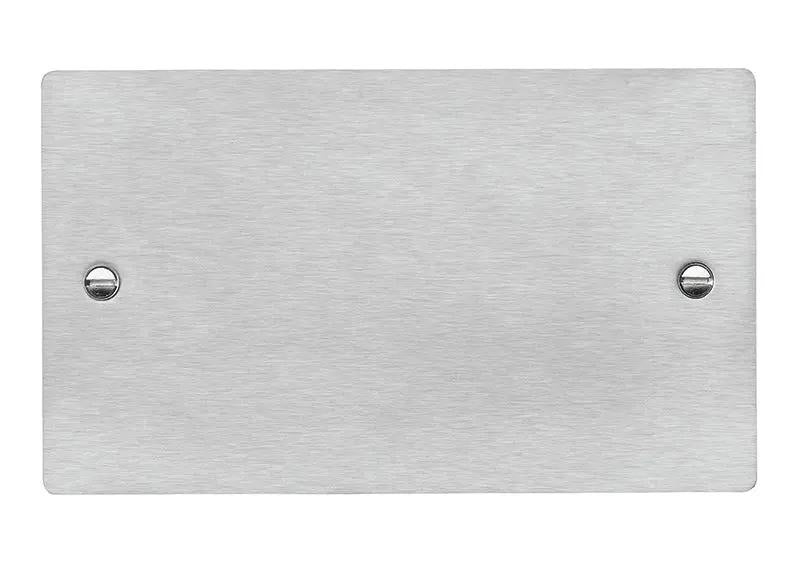 Shr SS Double Blank Plate
