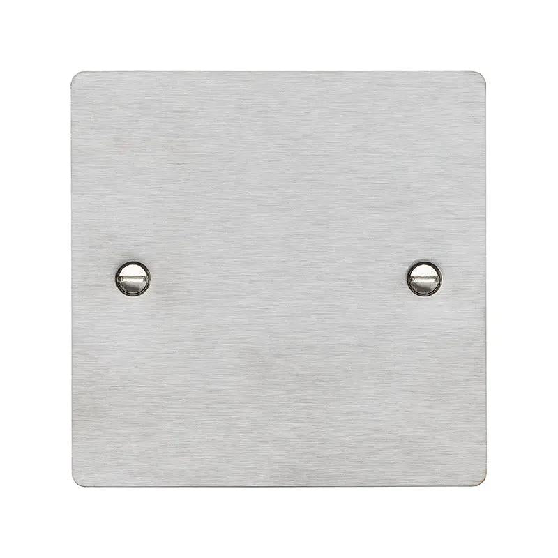 Shr SS Single Blank Plate