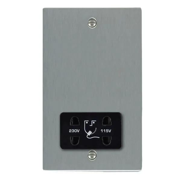 Shr SS Shaver Dual Volt Socket BL