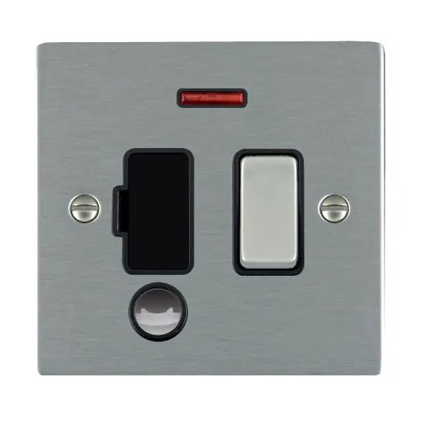 Sher SS 13A DP Fuse SP+N+CO SS/BL