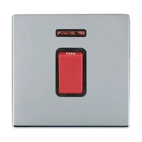 S-CFX BC 1g 45A Double Pole+N Red Rkr/BL