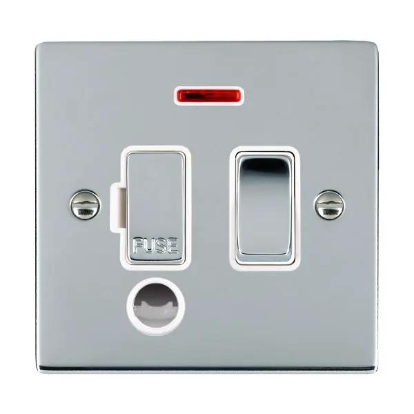Shr BC 13A DP Fuse SP+N+CO BC/WH