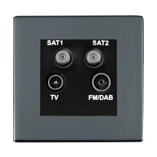 Sher CFX BK Non-Isolated TV+FM+2XSAT BL