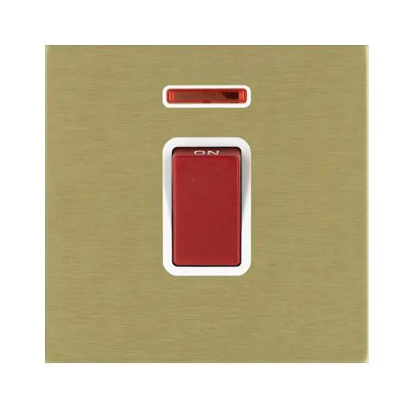 Shr G2 SB 1g 45A Dbl Pole+N Red Rkr/WH