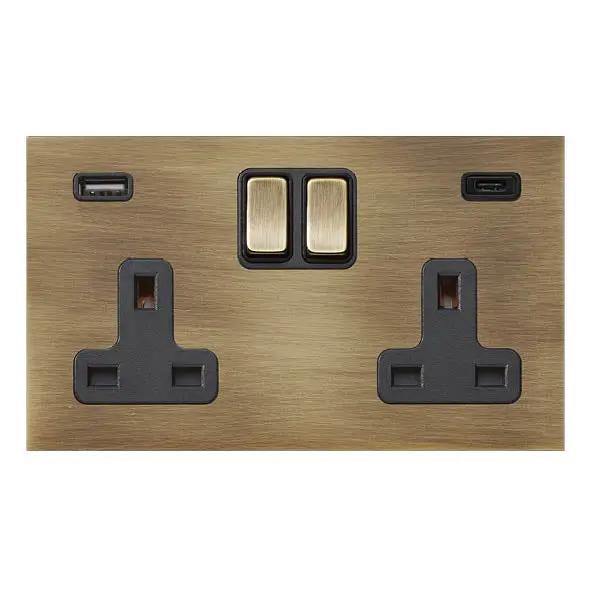 Shr G2 AB DP SS2+USB+USB C AB/BL