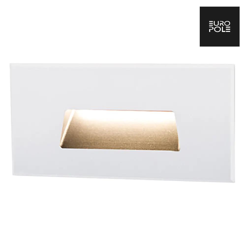 SET IN 2W fixed 120° IP67 Rectangle Recessed Wall light White 4000K