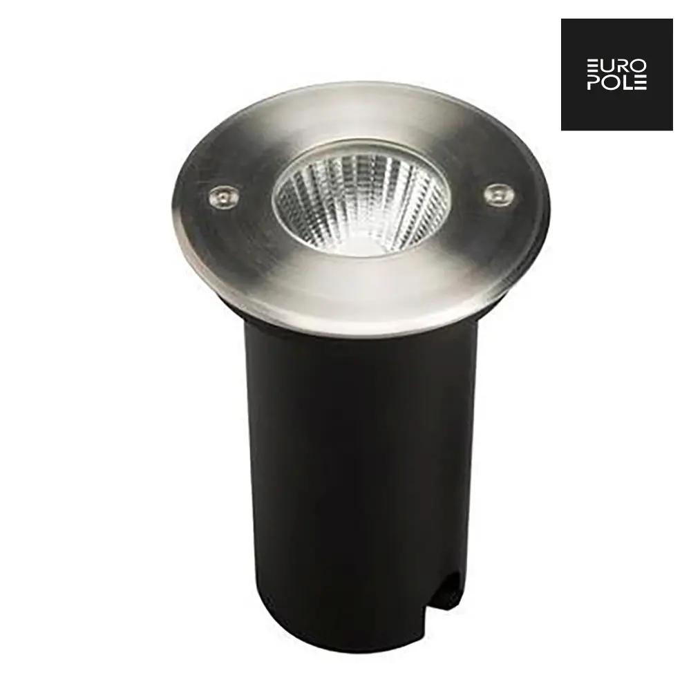 COLOSS 2 10W 23° Colour Switchable Round Recessed light brushed stainless steel