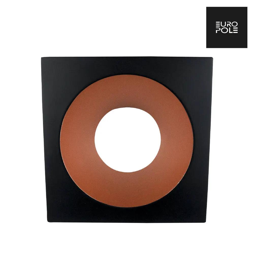 LED UP UNIVERSAL ESTHET+ Fixed Square Bezel - Matt Black/Copper
