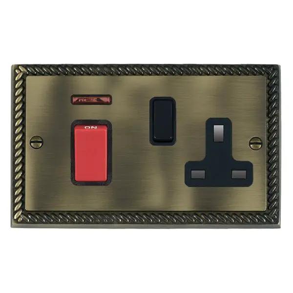 Cher G AB 45DP+N+SS1 Red/BL/BL