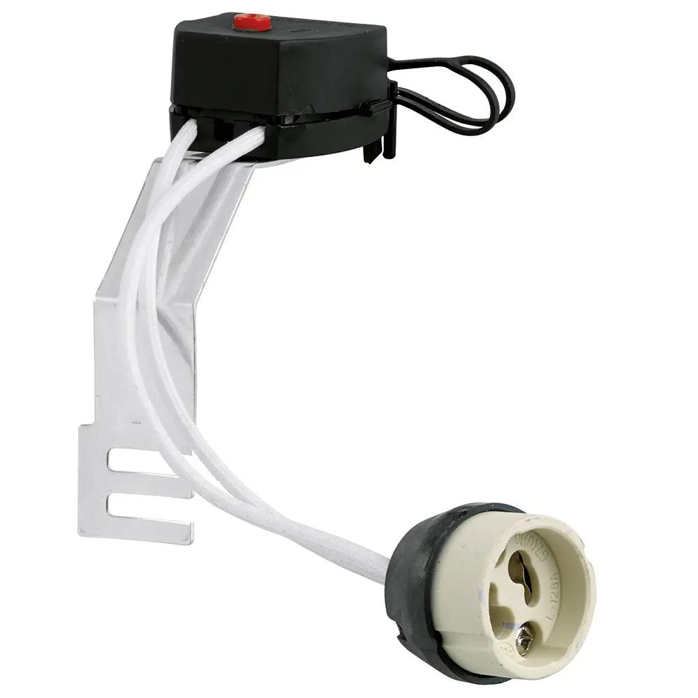 Aurora GU10 3-Pole push Terminal Block & Lampholder