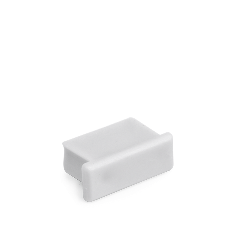 Channel End Cap (EN-CH100) - Silver