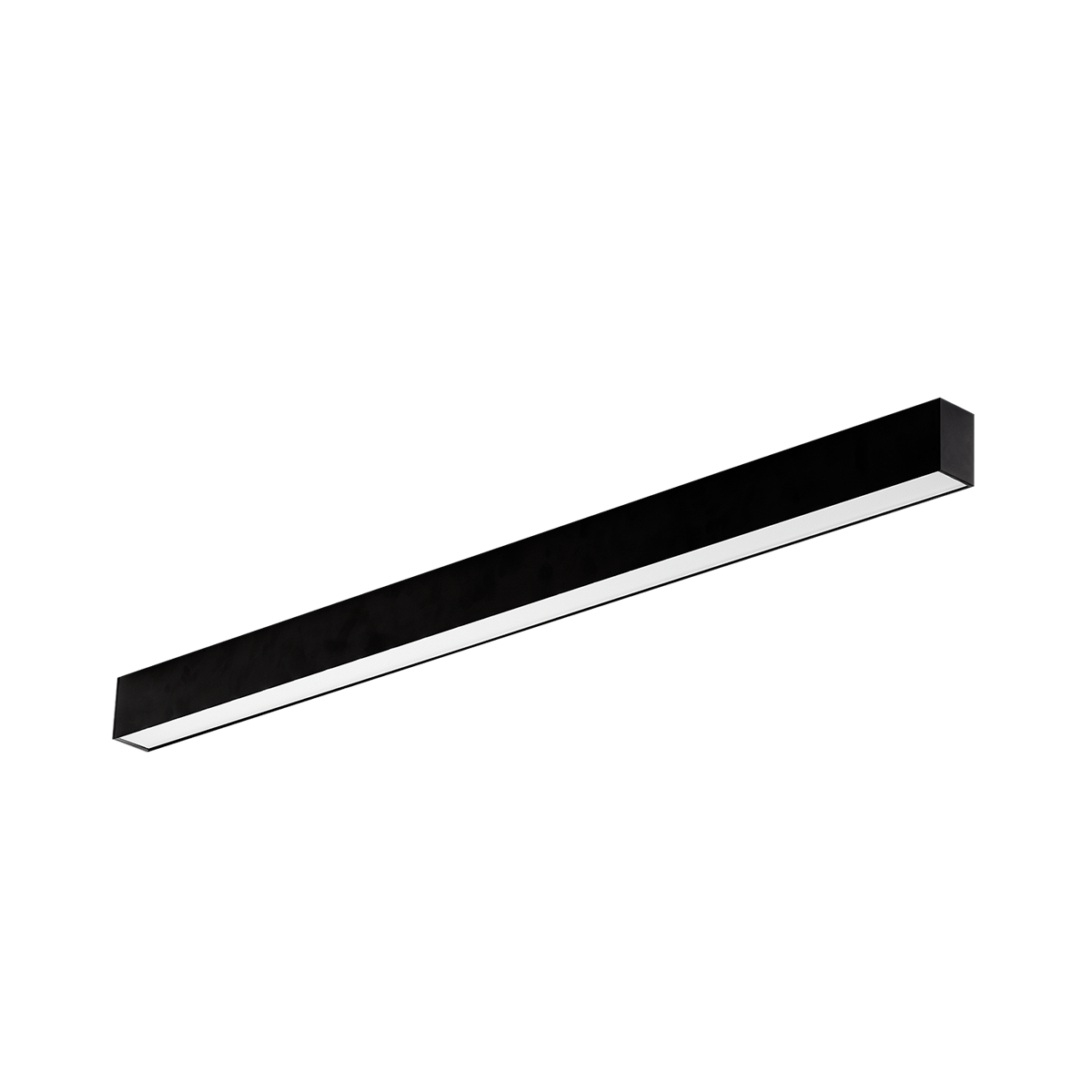 LED Linear Batten 1.2m 36W Emergency DALI Black Prismatic