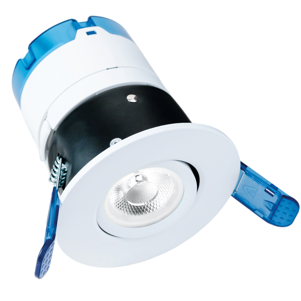Aurora Fire Rated Adjustable LED Downlight 6W Matt White