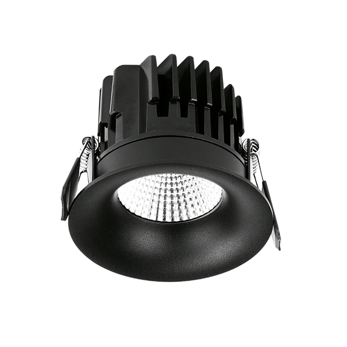 Aurora Baffled CurveE™ 10W 970lm 4000K Black Downlight - DALI Dimmable