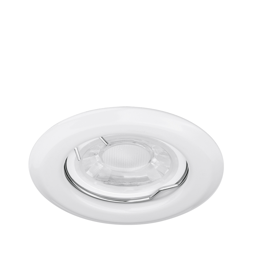 Aurora Fixed EDLM™ Downlight - White (Steel)