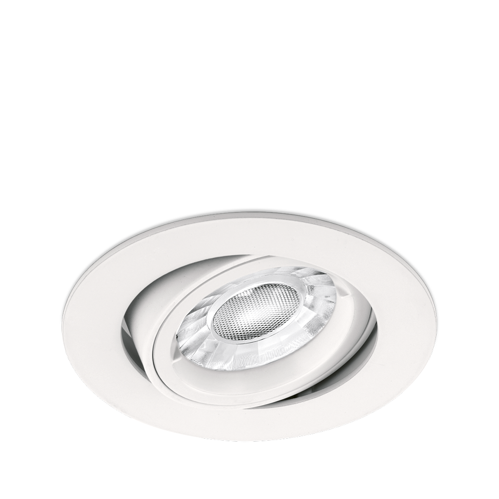 EDLM™ GU10 Adjustable Lock Ring Downlight - Matt White