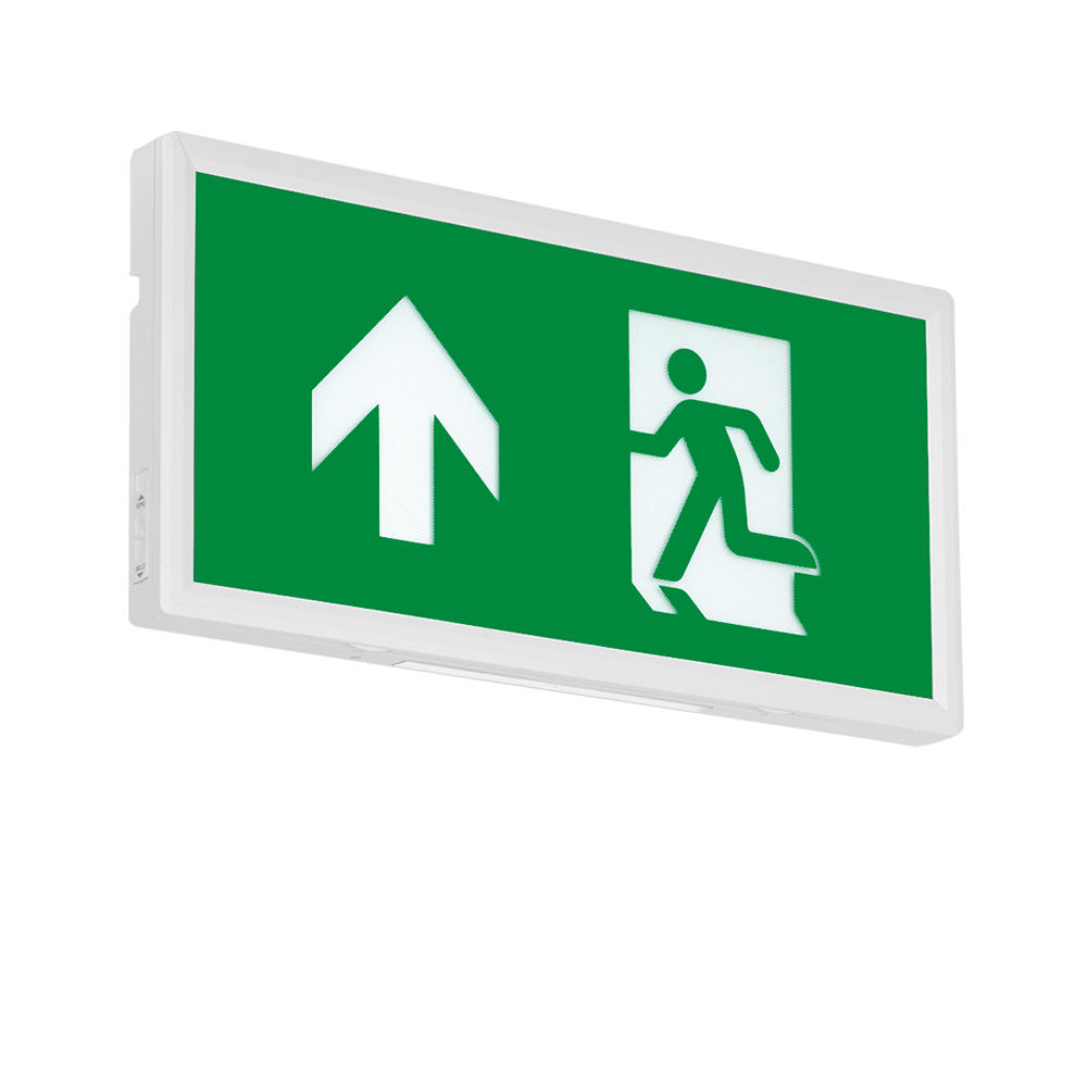 Aurora 4W Wall Mount Slim Exit Sign with Self Test Function
