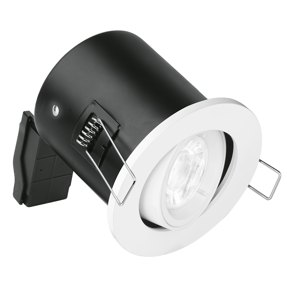 Aurora Adjustable EFD Fire Rated LED Downlight White