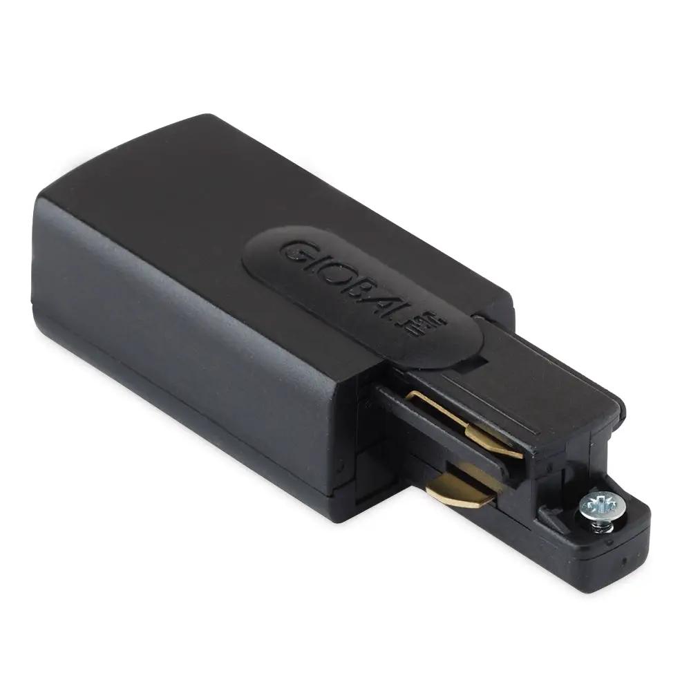 Aurora Single Circuit Live End Connector Right Hand - Black
