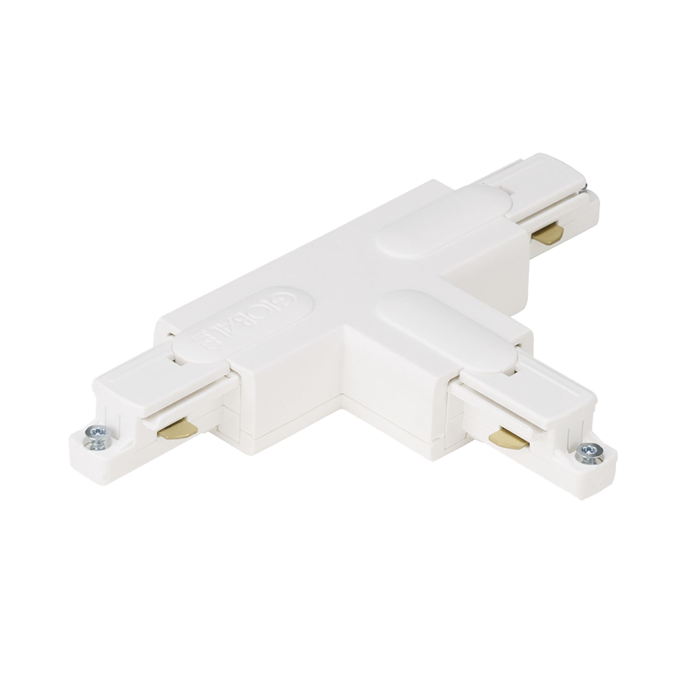 Aurora Single Circuit T Outside Right Connector - White