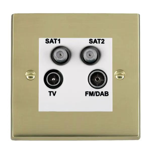 Cher V PB Non-Isolated TV+FM+2XSAT WH