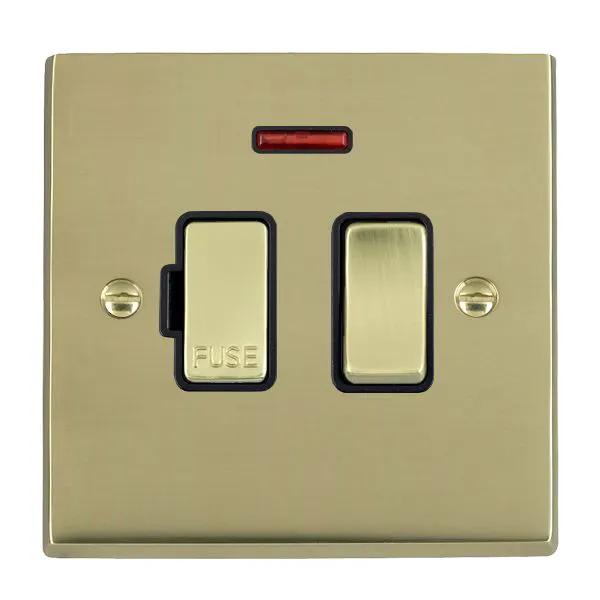 Cher V PB 13A DP Fused Spur+N PB/BL