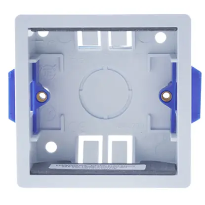 1 gang 35mm plastic electrical wall back box for switch or socket installation